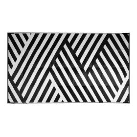 Outdoor Rug for Patio Clearance,Waterproof Mat,Reversible Mats, Plastic Straw Rug, Modern Area Rug for RV, Patio, Backyard, Deck, Picnic, Beach (Color: As Picture)