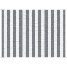 Outsunny Reversible Outdoor Rug, 9' x 12' Waterproof Plastic Straw Floor Mat, Portable RV Camping Carpet with Carry Bag, Large Floor Mat for Back (Color: as Pic)