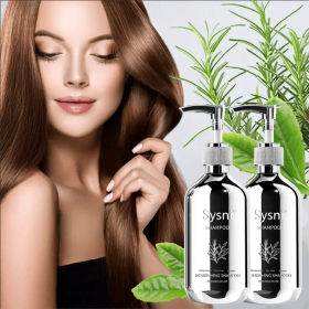 Sysni Organic Rosemary Shampoo And Tea Tree Special Shampoo, Keratin NourIshing Shampoo ,Promote Hair Growth, Strengthening Shampoo, Prevent Hair (Option: 2PCS)